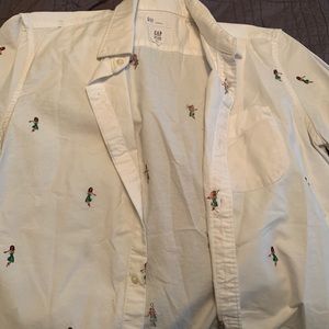 Hula Girls Button Up